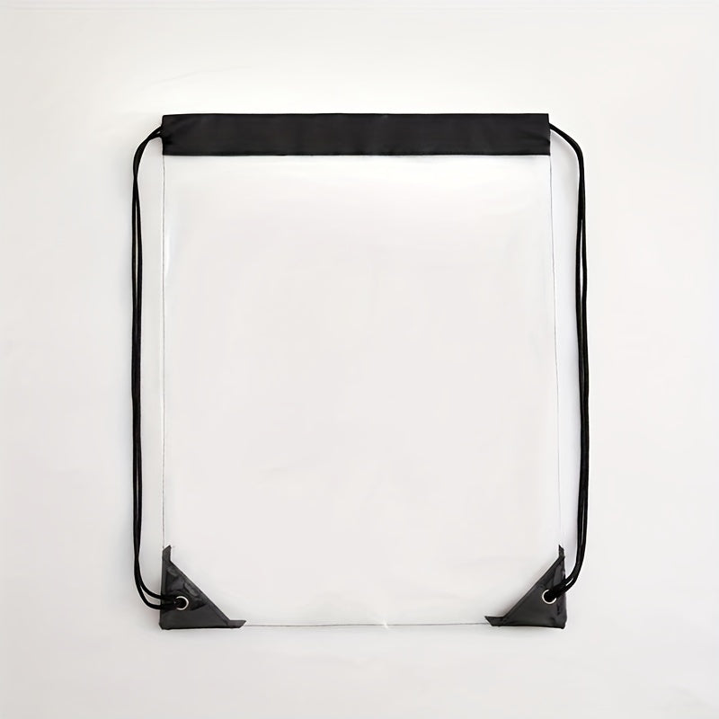 Waterproof Drawstring Backpack – Clear PVC.
