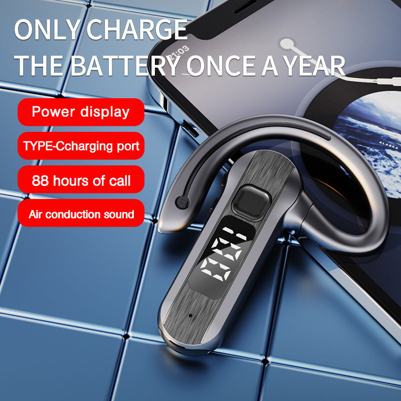 Wireless Bone Conduction Sport Earphones – Open-Ear Running Headset.