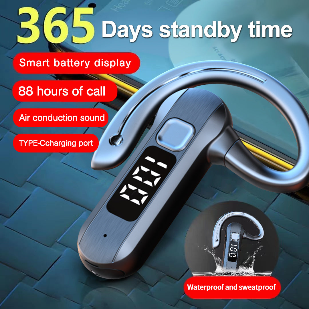 Wireless Bone Conduction Sport Earphones – Open-Ear Running Headset.