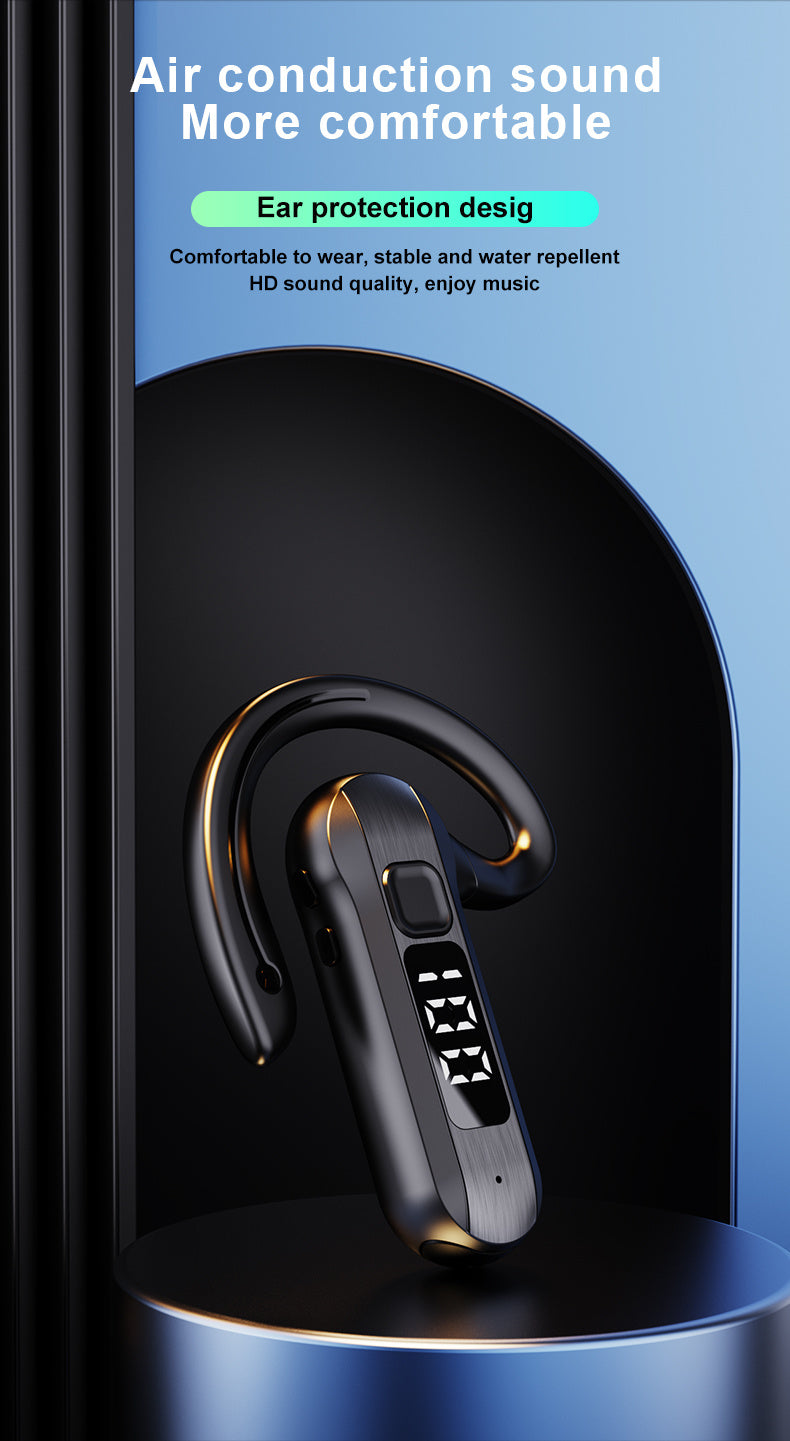 Wireless Bone Conduction Sport Earphones – Open-Ear Running Headset.