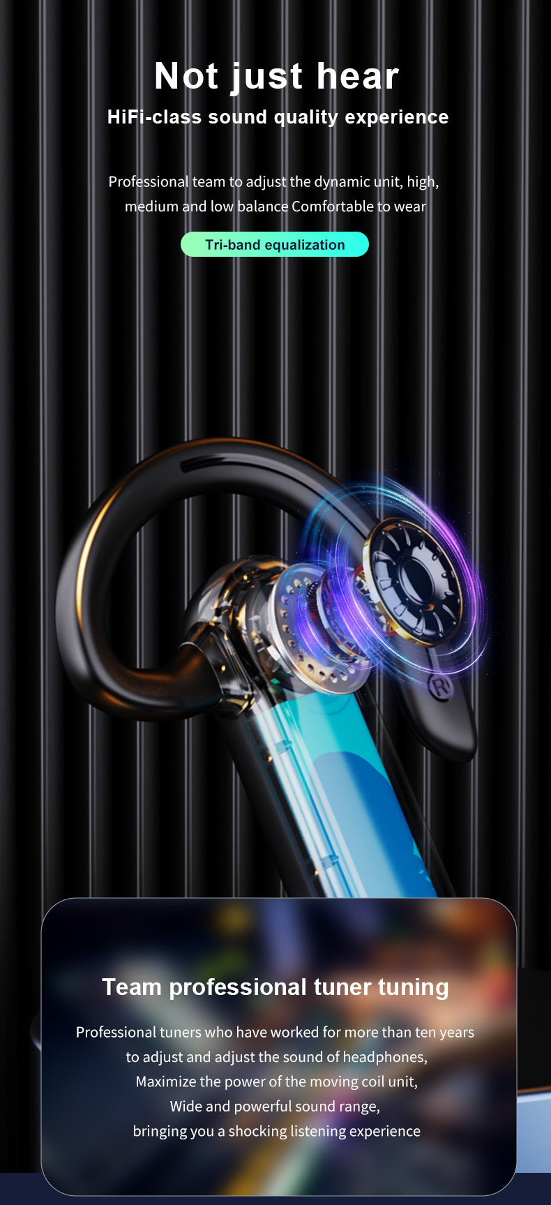 Wireless Bone Conduction Sport Earphones – Open-Ear Running Headset.