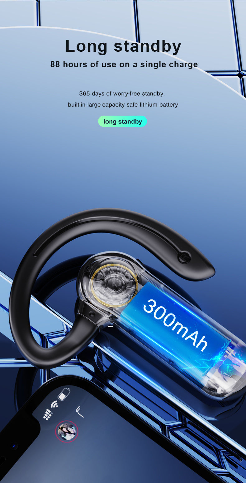 Wireless Bone Conduction Sport Earphones – Open-Ear Running Headset.