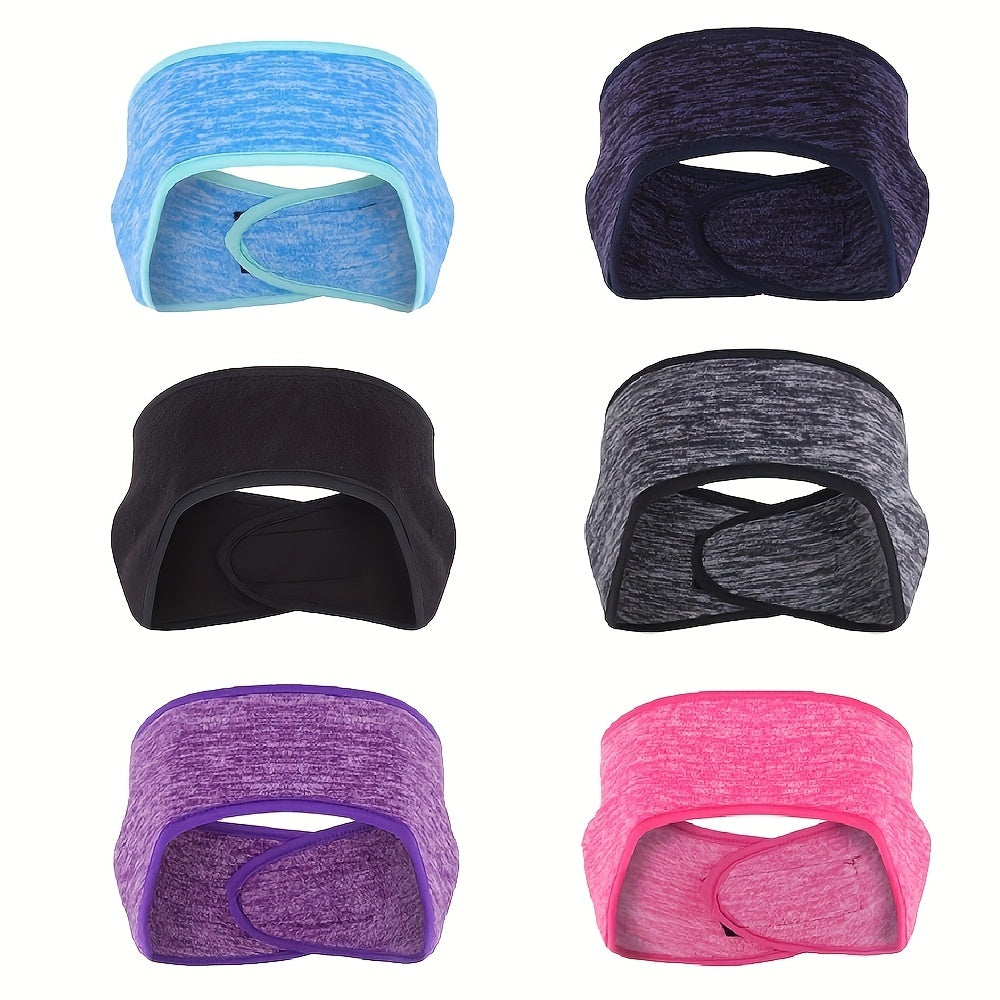 Winter Fleece Headband & Earmuffs – Thermal, Windproof.