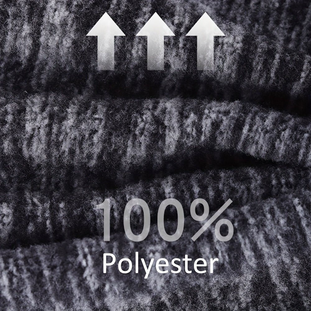 Winter Fleece Headband & Earmuffs – Thermal, Windproof.