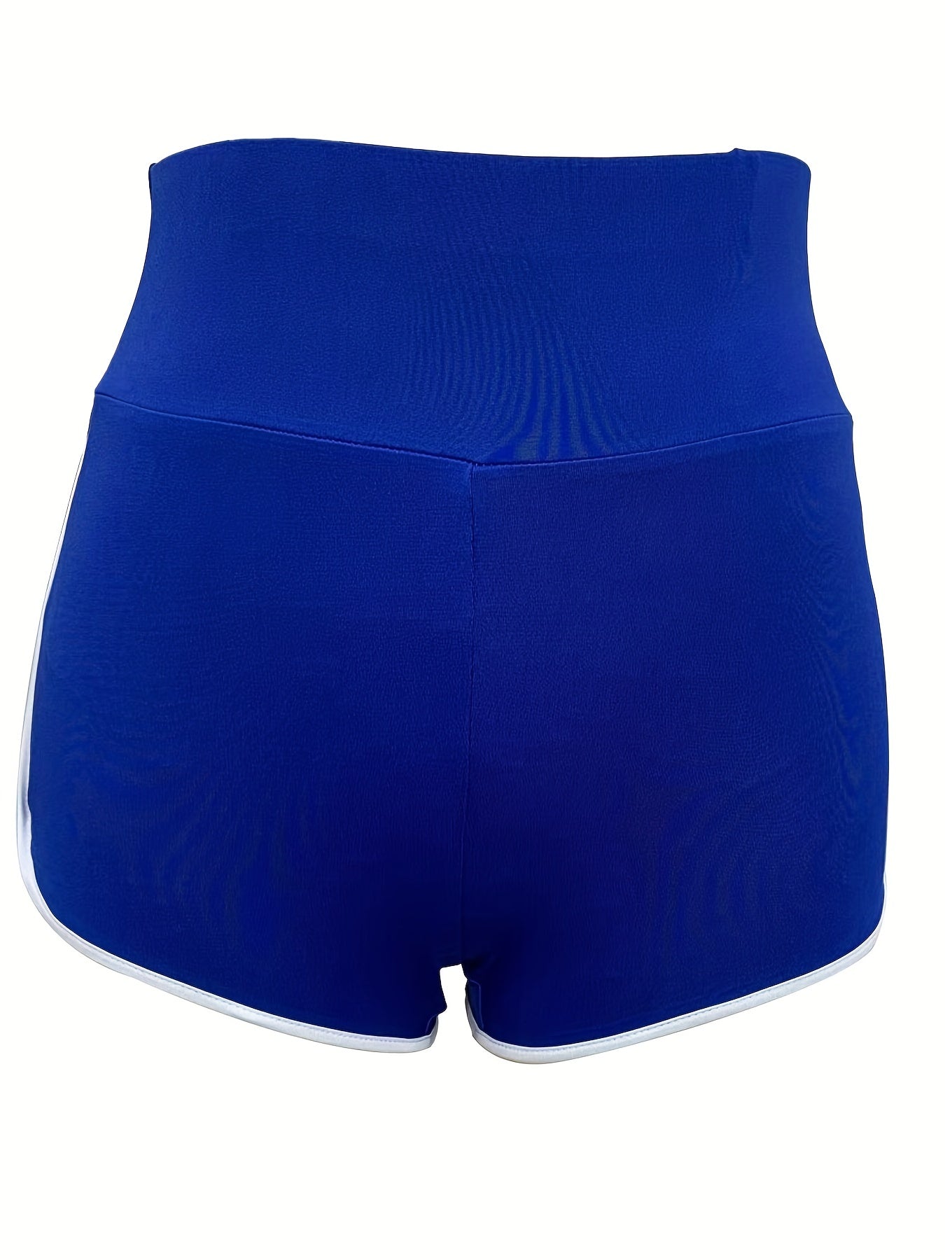 Women’s Ruched Sport Shorts – Contrast Trim.