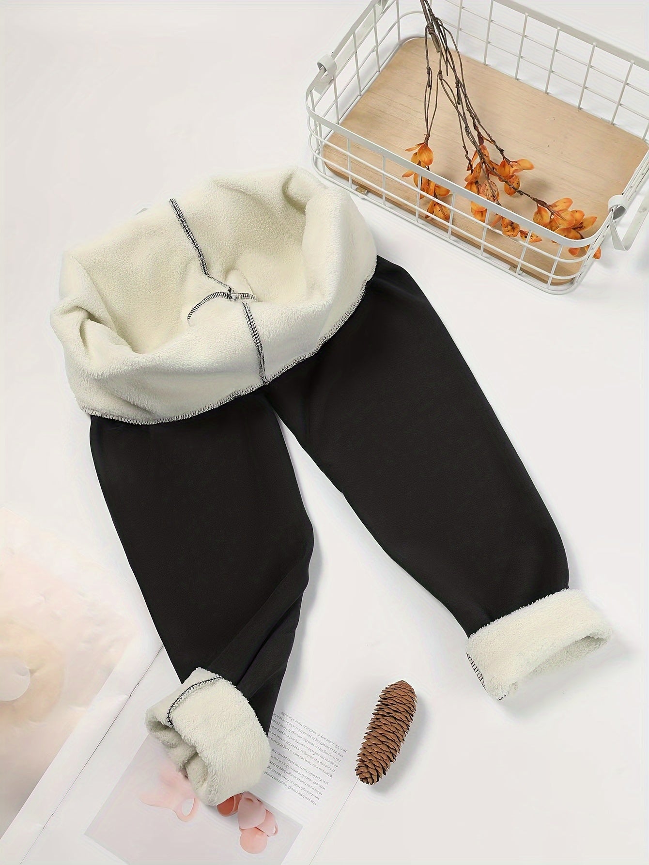 Women’s High-Waisted Thermal Leggings – Fleece-Lined.