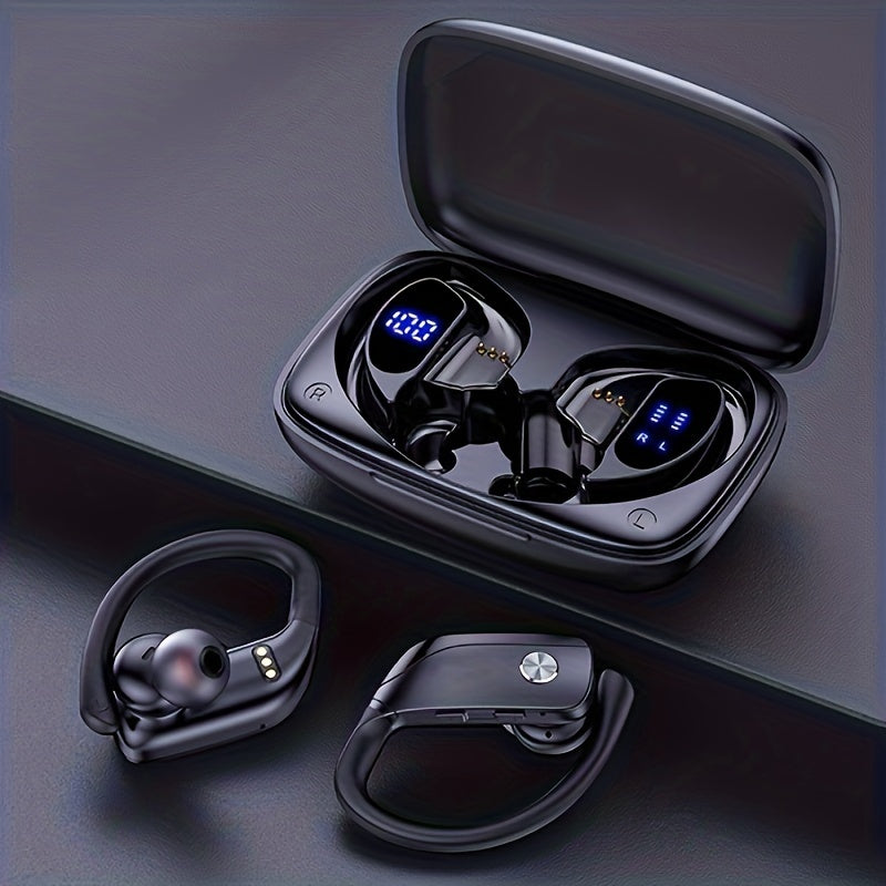 Wireless Sport Earbuds – Sweat-Resistant with LED Display.