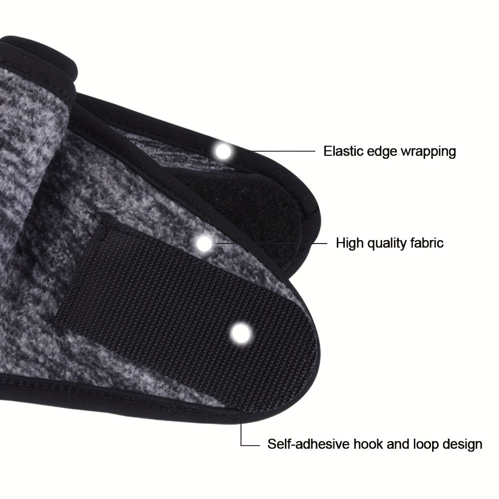 Winter Fleece Headband & Earmuffs – Thermal, Windproof.