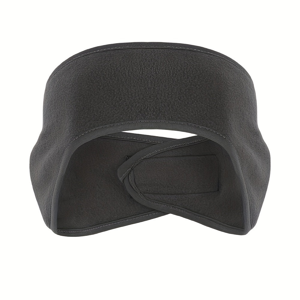 Winter Fleece Headband & Earmuffs – Thermal, Windproof.