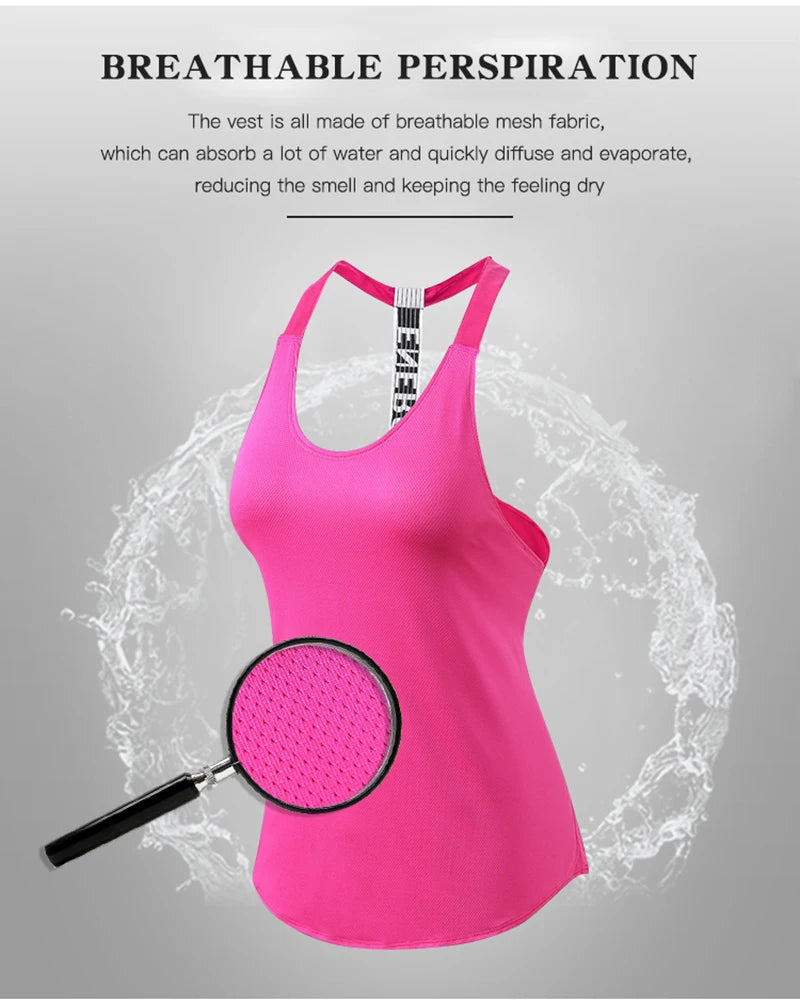 Women’s Black Sleeveless Gym Top – Backless Yoga Shirt.