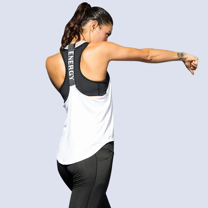 Women’s 2024 Gym Crop Top – Sleeveless & Backless.