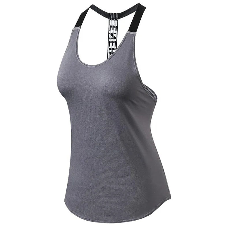Women’s 2024 Gym Crop Top – Sleeveless & Backless.