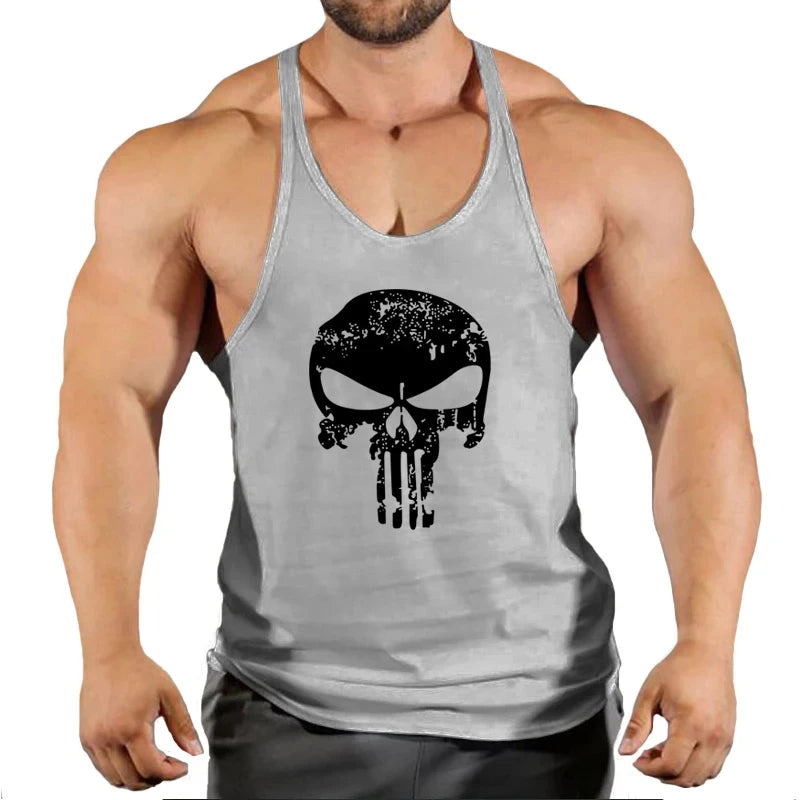 Men’s Gym Tank Vest – Bodybuilding Workout Shirt.