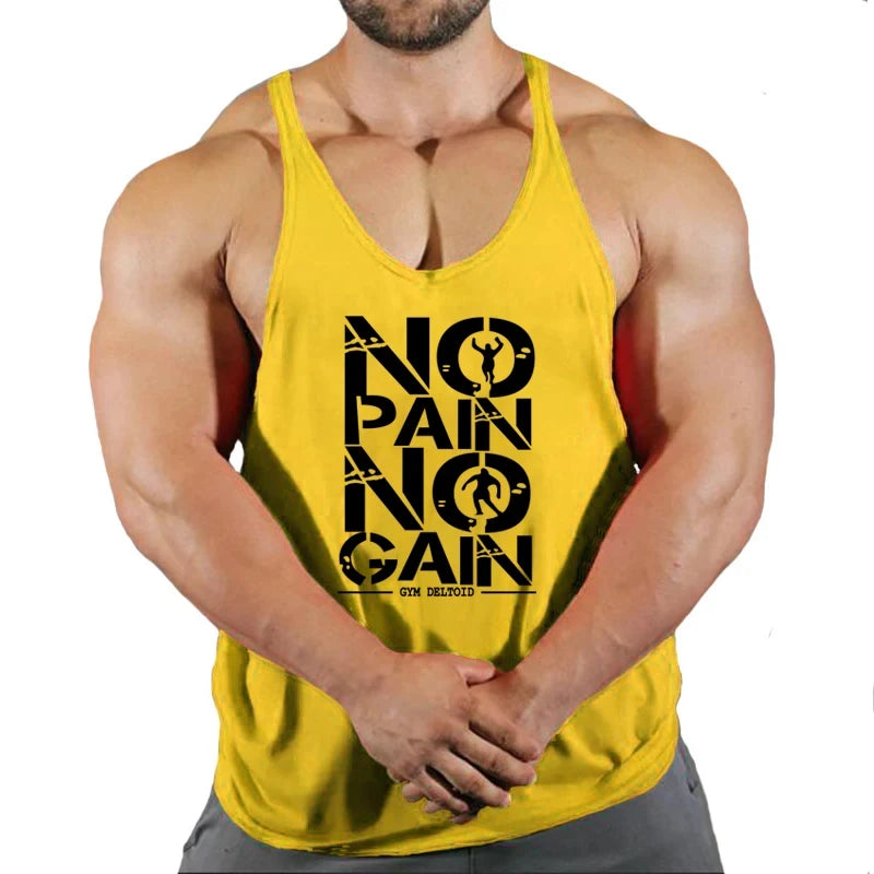 Men’s Quick-Dry Gym Tank Top – Sleeveless Sports Vest.