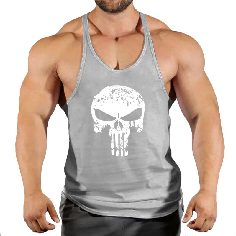 Men’s Gym Tank Vest – Bodybuilding Workout Shirt.