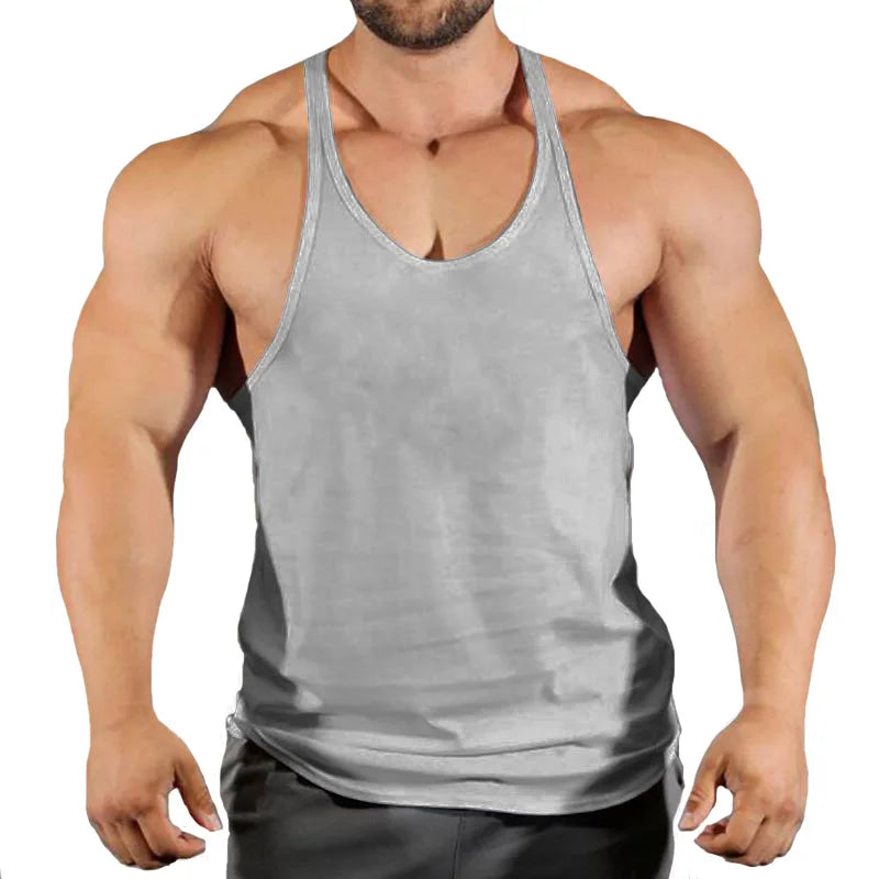 Men’s Quick-Dry Gym Tank Top – Sleeveless Sports Vest.