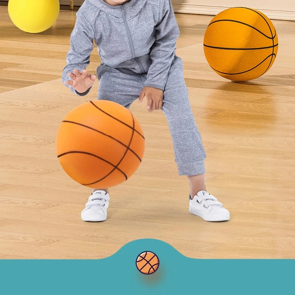 Kids’ Foam Silent Basketball – Soft & Squeezable.