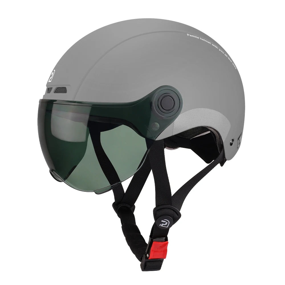 PEMILA Adult Cycling Helmet – With Goggles & Ear Protection.