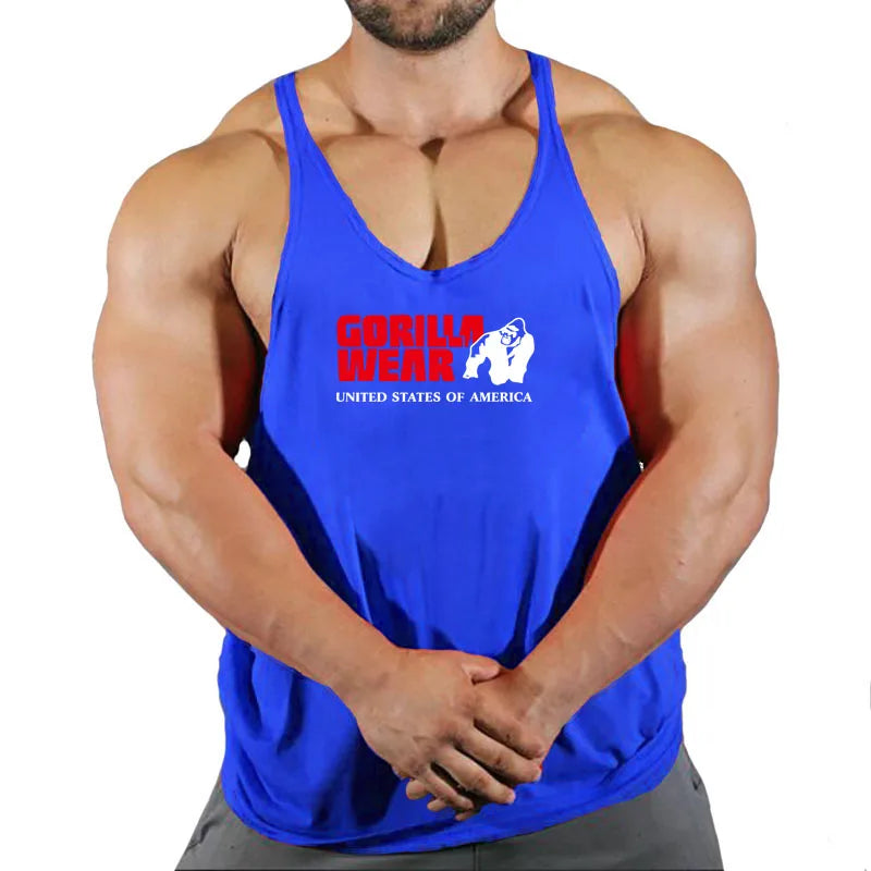 Men’s Quick-Dry Gym Tank Top – Sleeveless Sports Vest.