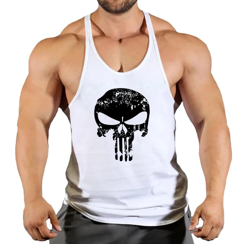 Men’s Gym Tank Vest – Bodybuilding Workout Shirt.