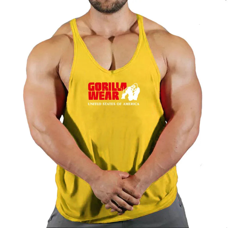 Men’s Quick-Dry Gym Tank Top – Sleeveless Sports Vest.