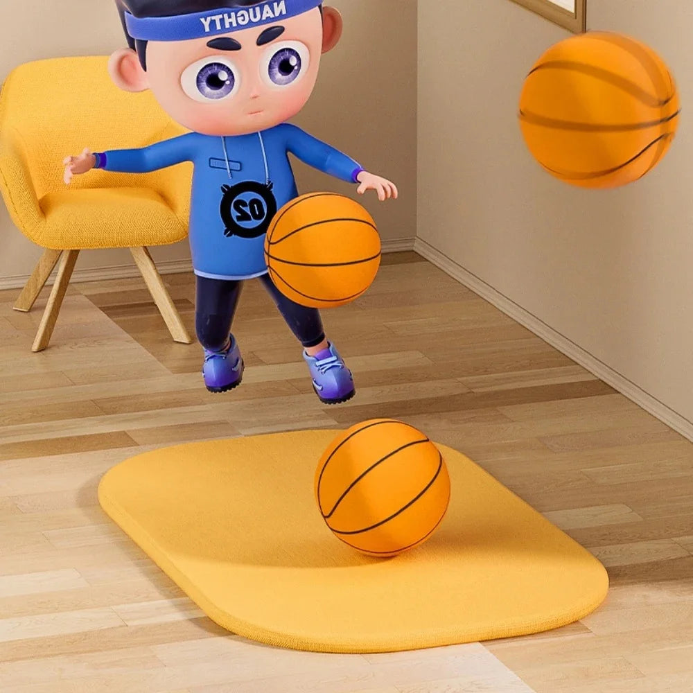 Kids’ Foam Silent Basketball – Soft & Squeezable.