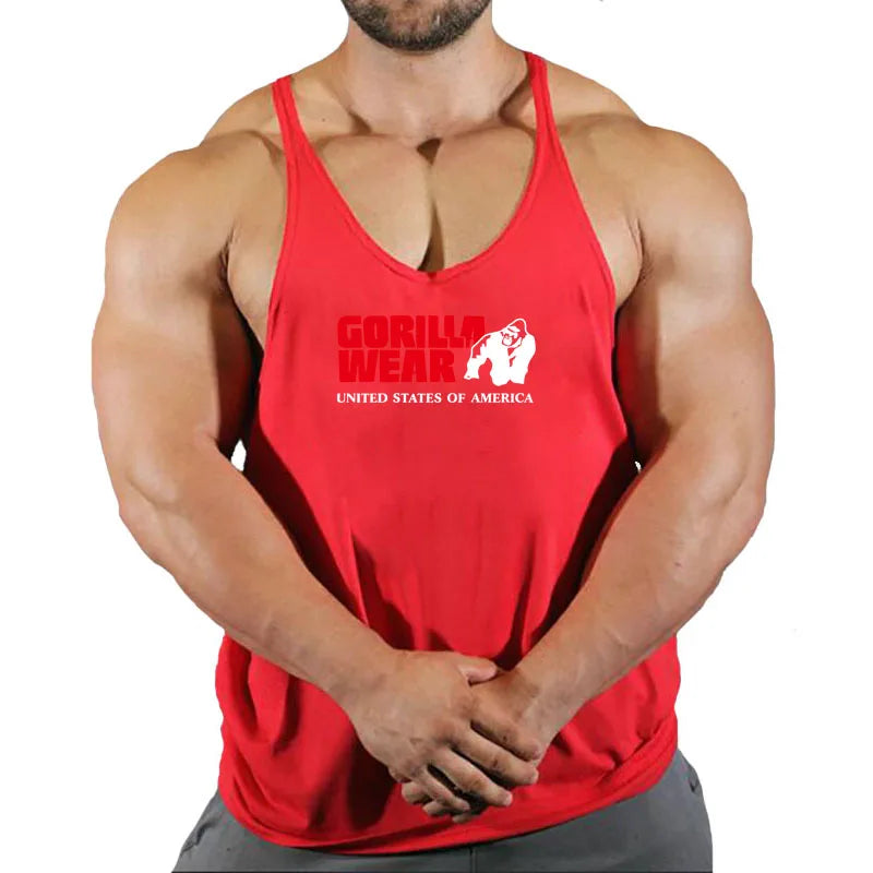 Men’s Quick-Dry Gym Tank Top – Sleeveless Sports Vest.