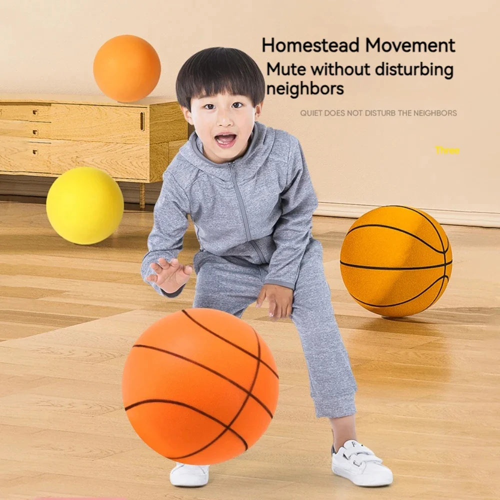 Kids’ Foam Silent Basketball – Soft & Squeezable.
