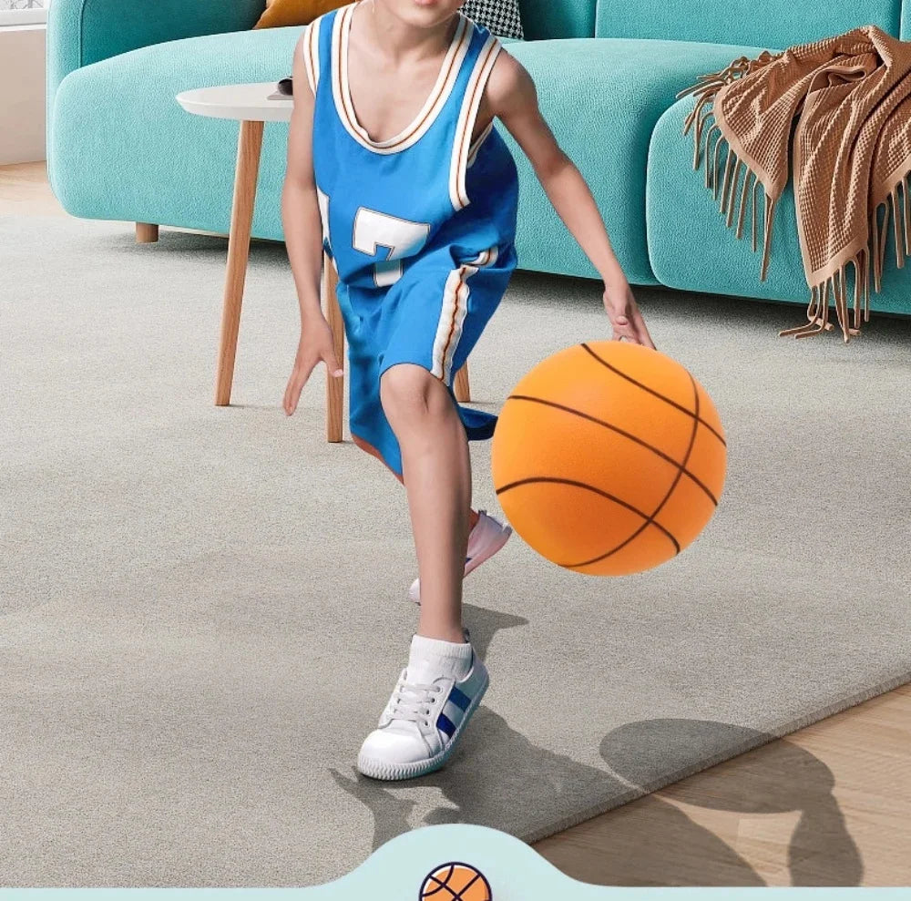 Kids’ Foam Silent Basketball – Soft & Squeezable.
