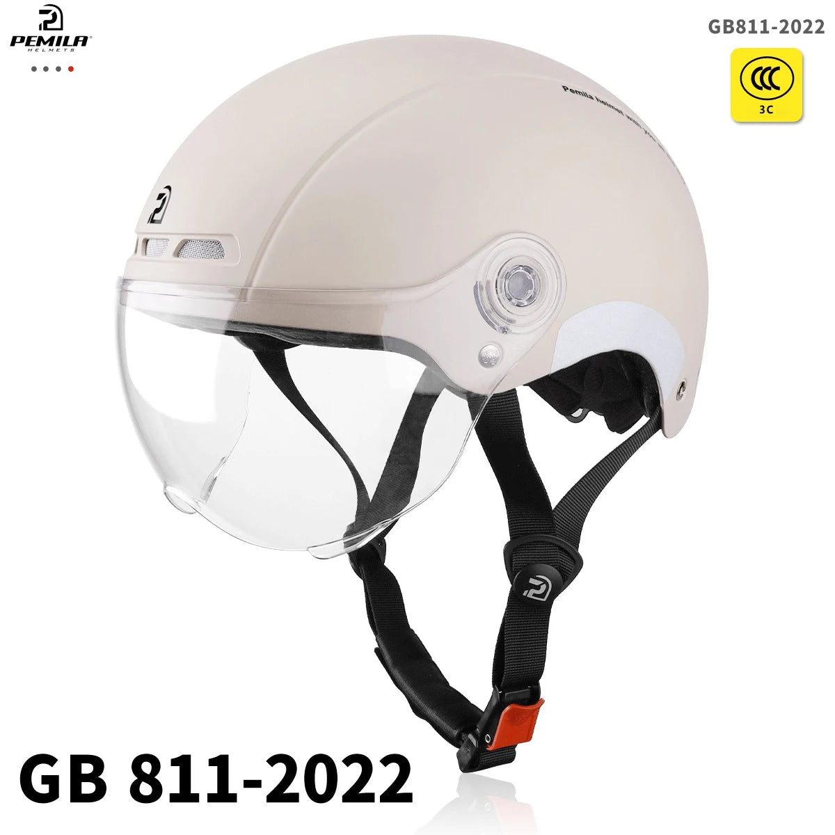 PEMILA Adult Cycling Helmet – With Goggles & Ear Protection.