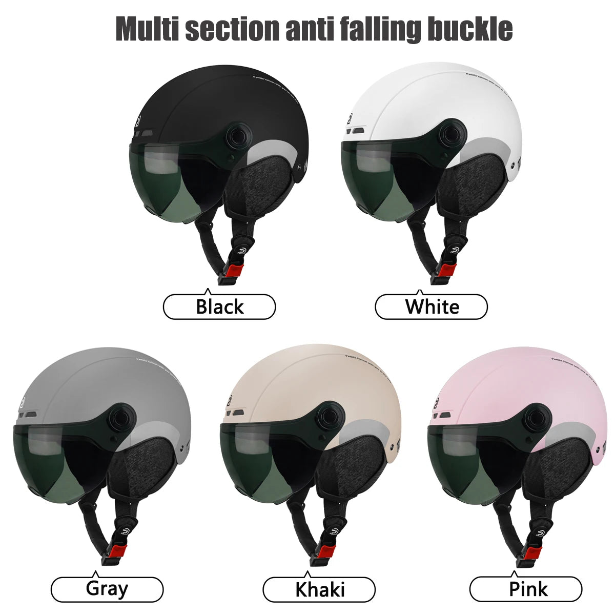 PEMILA Adult Cycling Helmet – With Goggles & Ear Protection.