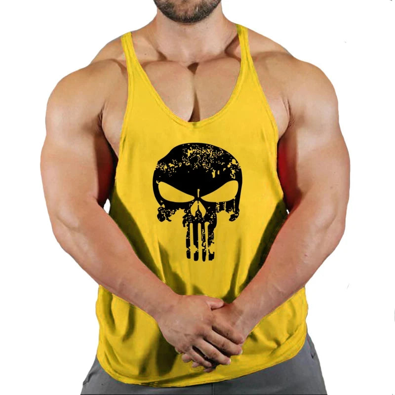 Men’s Gym Tank Vest – Bodybuilding Workout Shirt.