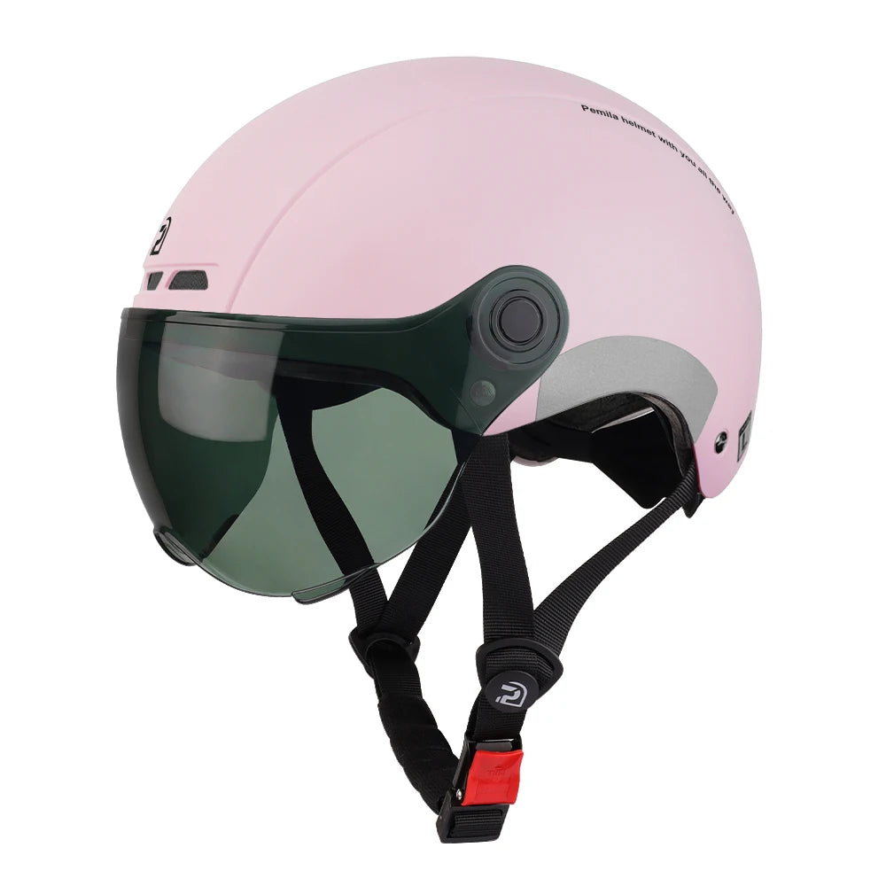 PEMILA Adult Cycling Helmet – With Goggles & Ear Protection.