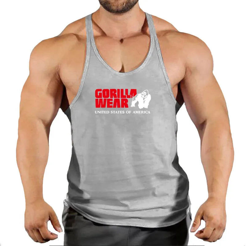 Men’s Quick-Dry Gym Tank Top – Sleeveless Sports Vest.