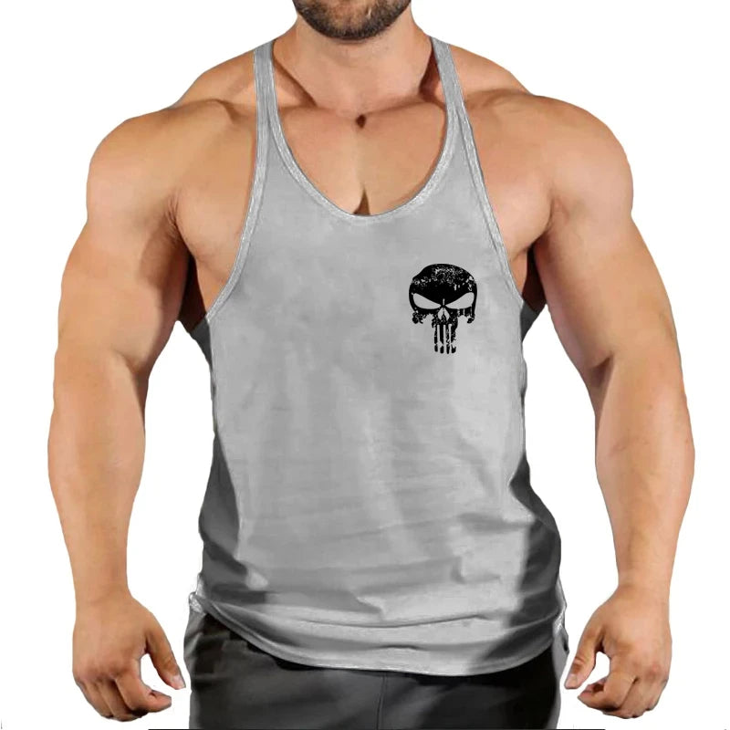 Men’s Gym Tank Vest – Bodybuilding Workout Shirt.