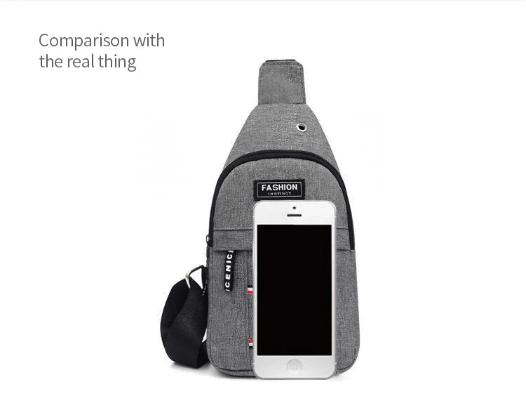 Men’s Waterproof Fanny Pack – Large Capacity.