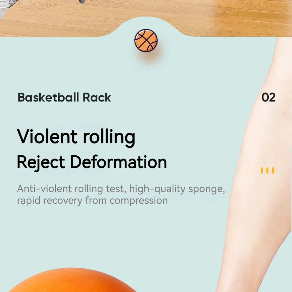 Kids’ Foam Silent Basketball – Soft & Squeezable.