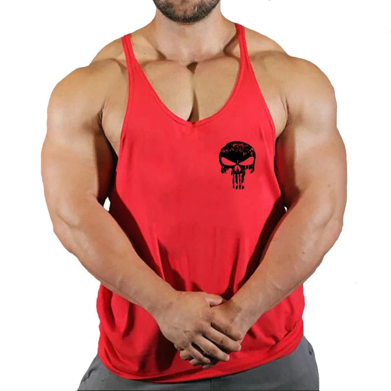 Men’s Gym Tank Vest – Bodybuilding Workout Shirt.