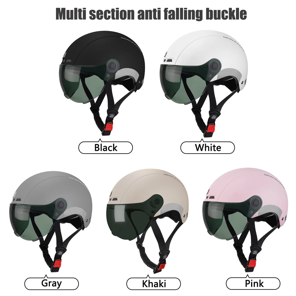 PEMILA Adult Cycling Helmet – With Goggles & Ear Protection.