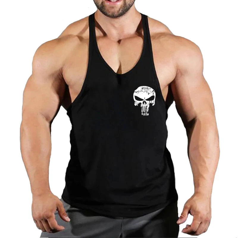Men’s Gym Tank Vest – Bodybuilding Workout Shirt.