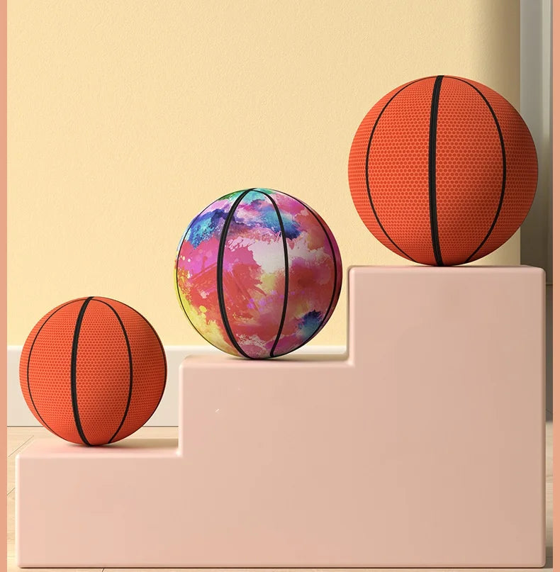 Indoor Silent Basketball – Soft, High-Elastic Foam.