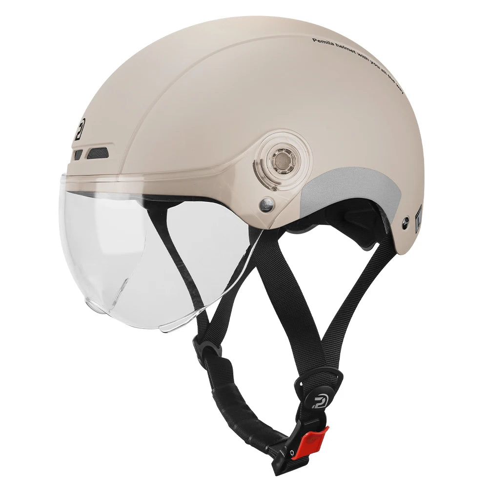 PEMILA Adult Cycling Helmet – With Goggles & Ear Protection.