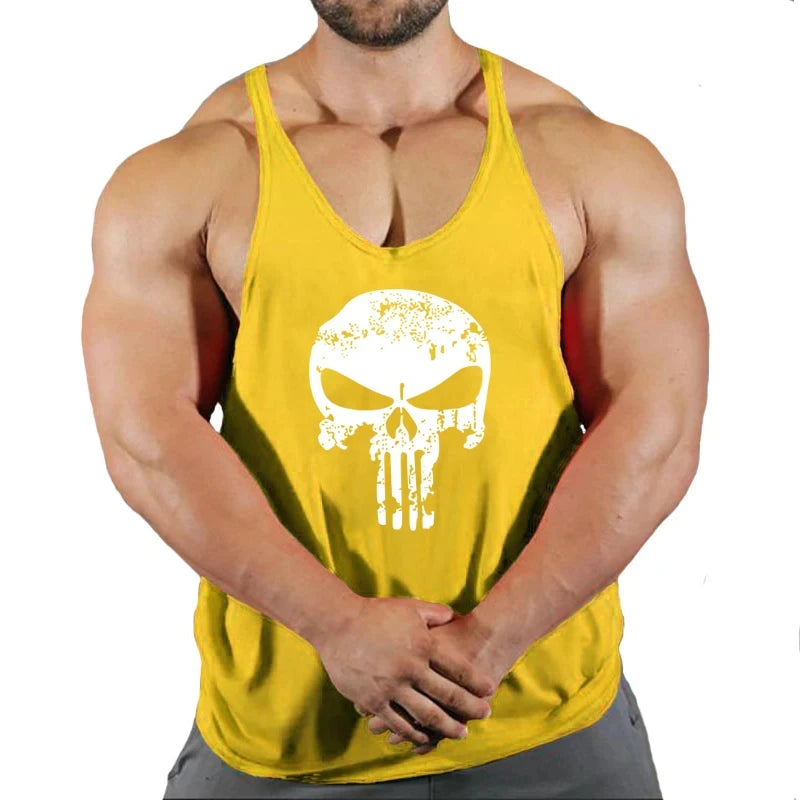 Men’s Gym Tank Vest – Bodybuilding Workout Shirt.