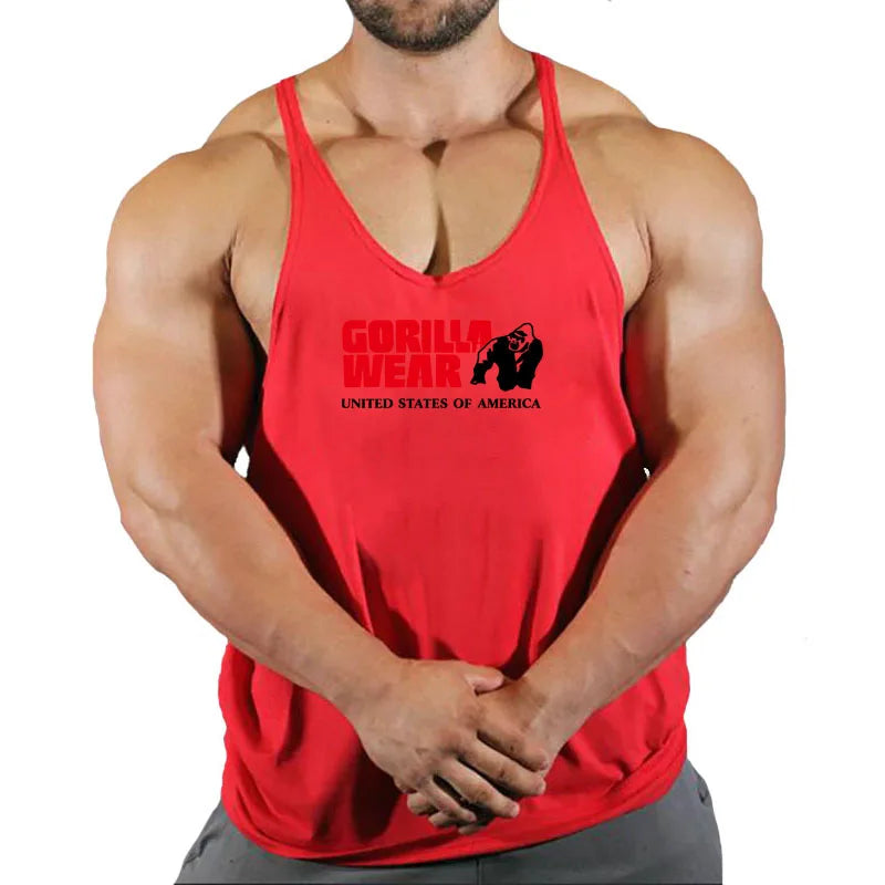 Men’s Quick-Dry Gym Tank Top – Sleeveless Sports Vest.