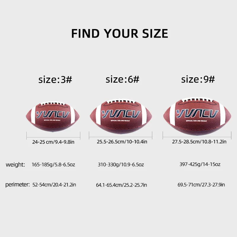 Standard American Football – Size 9.