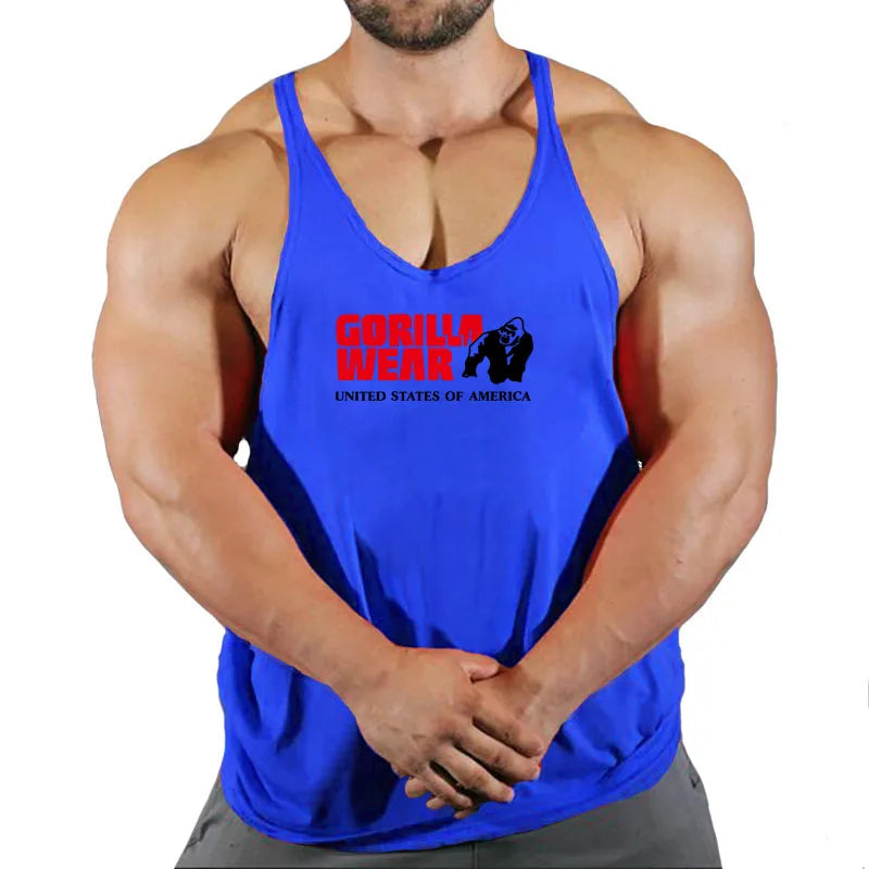 Men’s Quick-Dry Gym Tank Top – Sleeveless Sports Vest.