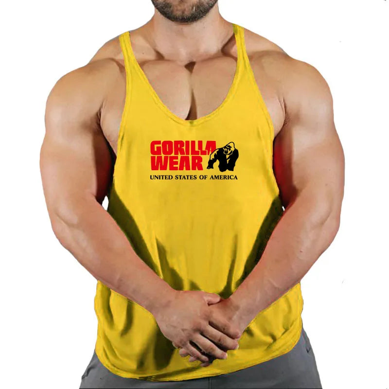 Men’s Quick-Dry Gym Tank Top – Sleeveless Sports Vest.