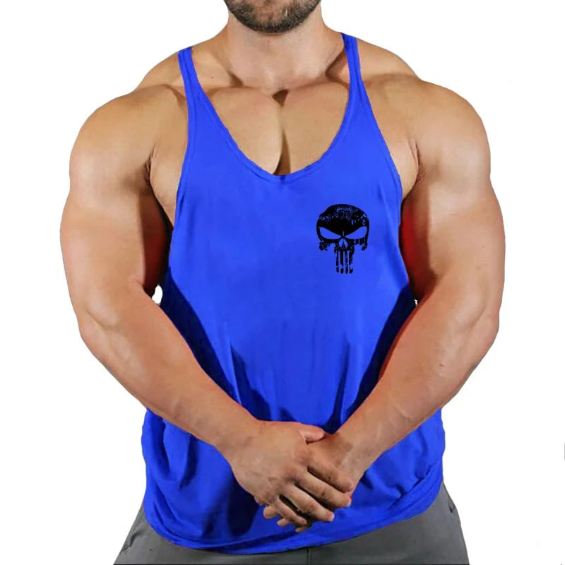 Men’s Gym Tank Vest – Bodybuilding Workout Shirt.