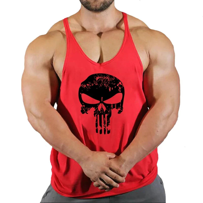 Men’s Gym Tank Vest – Bodybuilding Workout Shirt.