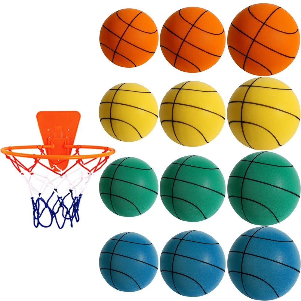 Kids’ Solid Silent Basketball – Lightweight & Elastic.